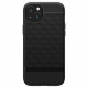 Caseology iPhone 15 Parallax Mag Θήκη Σιλικόνης με Σκληρό Πλαίσιο και MagSafe - Matte Black