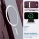 Caseology iPhone 15 Parallax Mag Θήκη Σιλικόνης με Σκληρό Πλαίσιο και MagSafe - Burgundy