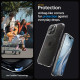 Spigen iPhone 15 Pro Max Ultra Hybrid Mag Σκληρή Θήκη με Πλαίσιο Σιλικόνης Και MagSafe - Carbon Fiber