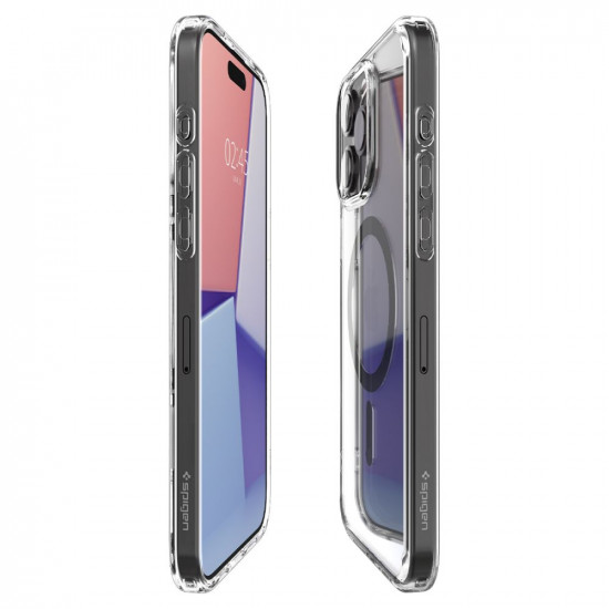 Spigen iPhone 15 Pro Ultra Hybrid Mag Σκληρή Θήκη με Πλαίσιο Σιλικόνης Και MagSafe - Graphite