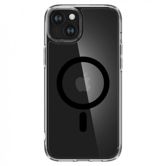 Spigen iPhone 15 Ultra Hybrid Mag Σκληρή Θήκη με Πλαίσιο Σιλικόνης Και MagSafe - Black
