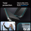 Spigen iPhone 15 Pro Glas.TR Privacy EZ Fit 2.5D 9H Αντιχαρακτικό Γυαλί Οθόνης - 2 Τεμάχια - Clear / Black - AGL06894