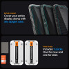 Spigen iPhone 15 Pro Glas.TR Privacy EZ Fit 2.5D 9H Αντιχαρακτικό Γυαλί Οθόνης - 2 Τεμάχια - Clear / Black - AGL06894