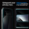 Spigen iPhone 15 / iPhone 16 Glas.TR Privacy EZ Fit 2.5D 9H Αντιχαρακτικό Γυαλί Οθόνης - 2 Τεμάχια - Clear / Black - AGL06905