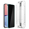 Spigen iPhone 15 / iPhone 16 Glas.TR Privacy EZ Fit 2.5D 9H Αντιχαρακτικό Γυαλί Οθόνης - 2 Τεμάχια - Clear / Black - AGL06905