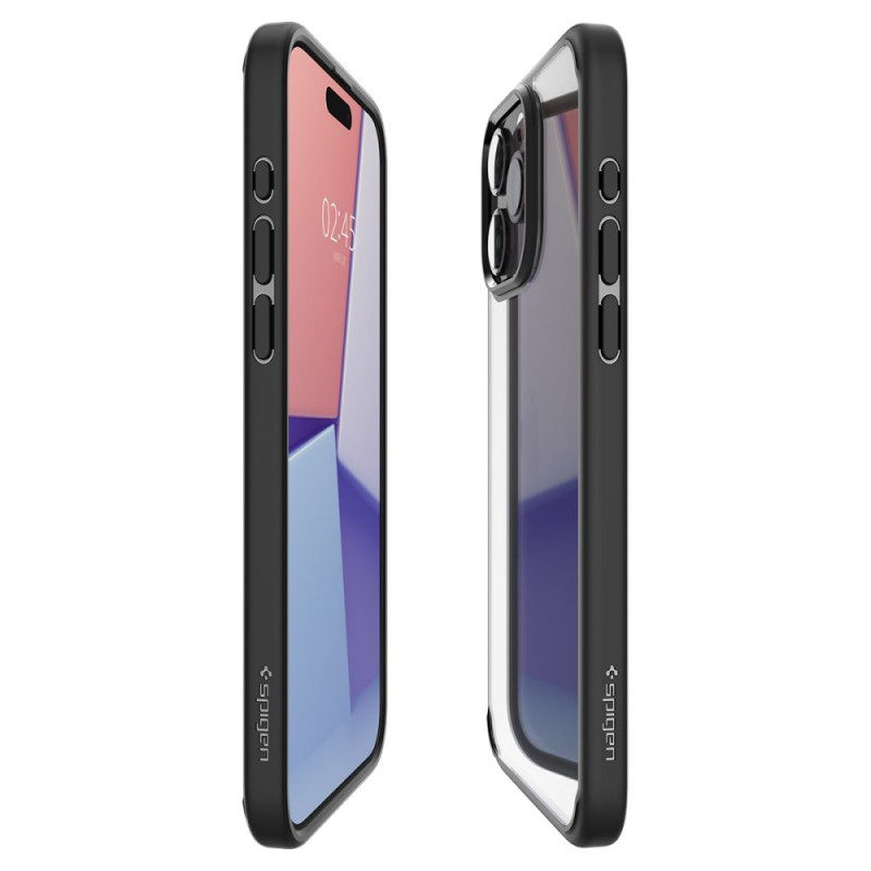 Spigen iPhone 15 Pro Max Ultra Hybrid Σκληρή Θήκη με Πλαίσιο Σιλικόνης - Matte Black Spigen iPhone 15 Pro Max Ultra Hybrid Σκληρή Θήκη με Πλαίσιο Σιλικόνης - Matte Black