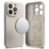 Ringke iPhone 15 Pro Max Silicone Magnetic MagSafe Case Θήκη Σιλικόνης με MagSafe - Stone
