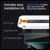 Spigen iPhone 15 Pro Glas.TR Privacy EZ Fit 2.5D 9H Αντιχαρακτικό Γυαλί Οθόνης - Clear / Black - AGL07120