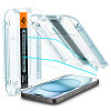 Spigen iPhone 15 / iPhone 16 Glas.TR EZ Fit 0.2mm 2.5D 9H Tempered Glass Αντιχαρακτικό Γυαλί Οθόνης - 2 Τεμάχια - Clear - AGL06903 Spigen iPhone 15 / iPhone 16 Glas.TR EZ Fit 0.2mm 2.5D 9H Tempered Glass Αντιχαρακτικό Γυαλί Οθόνης - 2 Τεμάχια - Clear - AGL06903