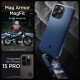 Spigen iPhone 15 Pro Mag Armor Θήκη Σιλικόνης TPU με MagSafe - Navy Blue