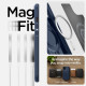Spigen iPhone 15 Mag Armor Θήκη Σιλικόνης TPU με MagSafe - Navy Blue
