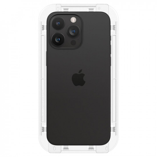Spigen iPhone 15 Pro Max Glas.TR EZ Fit 0.2mm 2.5D 9H Tempered Glass Αντιχαρακτικό Γυαλί Οθόνης - 2 Τεμάχια - Clear - AGL06872