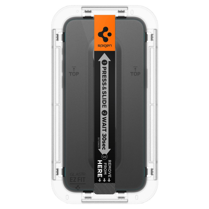 Spigen iPhone 15 Pro Max Glas.TR EZ Fit 0.2mm 2.5D 9H Tempered Glass Αντιχαρακτικό Γυαλί Οθόνης - 2 Τεμάχια - Clear - AGL06872 Spigen iPhone 15 Pro Max Glas.TR EZ Fit 0.2mm 2.5D 9H Tempered Glass Αντιχαρακτικό Γυαλί Οθόνης - 2 Τεμάχια - Clear - AGL06872