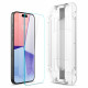 Spigen iPhone 15 Pro Glas.TR EZ Fit 0.2mm 2.5D 9H Tempered Glass Αντιχαρακτικό Γυαλί Οθόνης - 2 Τεμάχια - Clear - AGL06892