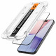 Spigen iPhone 15 Pro Glas.TR EZ Fit FC 0.3mm 2.5D 9H Case Friendly Full Screen Tempered Glass Αντιχαρακτικό Γυαλί Οθόνης - 2 Τεμάχια - Black