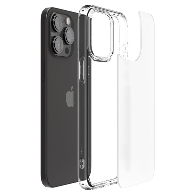 Spigen iPhone 15 Pro Max Ultra Hybrid Σκληρή Θήκη με Πλαίσιο Σιλικόνης - Frost Clear Spigen iPhone 15 Pro Max Ultra Hybrid Σκληρή Θήκη με Πλαίσιο Σιλικόνης - Frost Clear