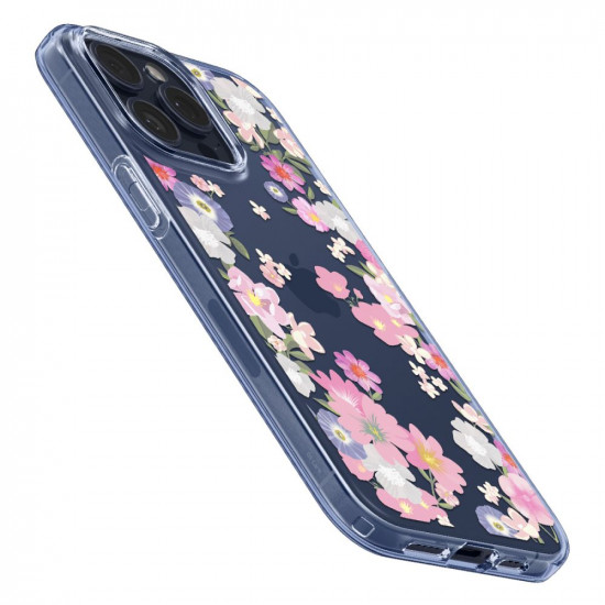 Spigen iPhone 15 Pro Liquid Crystal Θήκη Σιλικόνης - Blossom