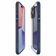 Spigen iPhone 15 Pro Ultra Hybrid Σκληρή Θήκη με Πλαίσιο Σιλικόνης - Navy Blue