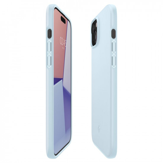 Spigen iPhone 15 Thin Fit Σκληρή Θήκη - Mute Blue