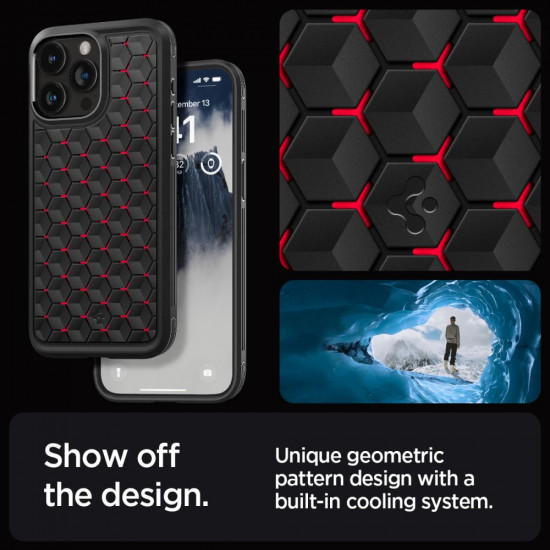 Spigen iPhone 15 Pro Max Cryo Armor Θήκη Υψηλής Προστασίας - Cryo Red