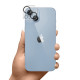 3MK iPhone 15 / iPhone 15 Plus Lens Pro Full Cover 9H Αντιχαρακτικό Γυαλί για την Κάμερα - Διάφανο