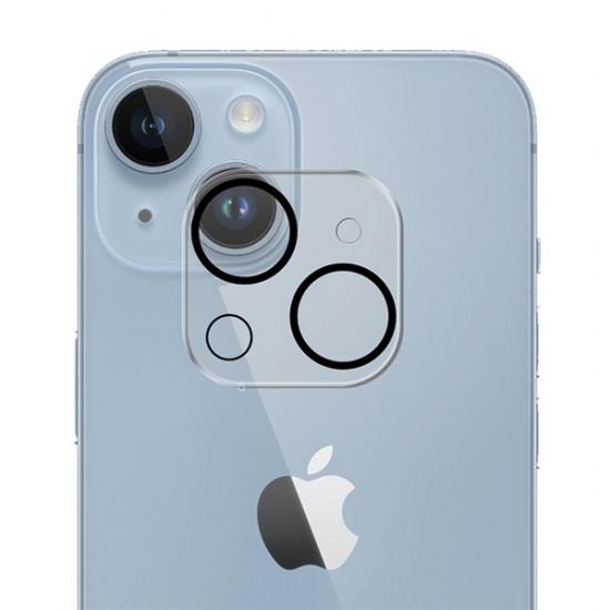3MK iPhone 15 / iPhone 15 Plus Lens Pro Full Cover 9H Αντιχαρακτικό Γυαλί για την Κάμερα - Διάφανο