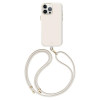 Uniq iPhone 15 Pro Max Coehl Creme Σκληρή Θήκη MagSafe με Πλαίσιο Σιλικόνης και Λουράκι - Ivory