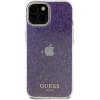 Guess iPhone 15 IML Faceted Mirror Disco Iridescent Σκληρή Θήκη με Πλαίσιο Σιλικόνης - Pink - GUHCP15SHDECMP