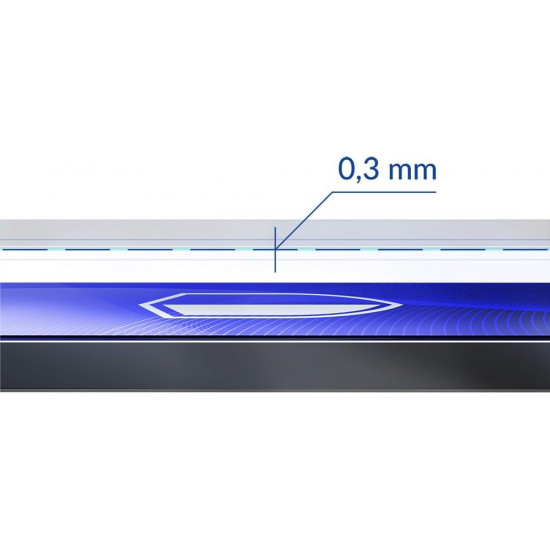 3MK iPhone 15 0.30mm 7H Anti Fingerprint Flexible Tempered Glass Ευλύγιστο Αντιχαρακτικό Γυαλί Οθόνης - Clear