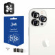 3MK iPhone 15 Pro Lens Protection Pro 9H Αντιχαρακτικό Γυαλί για την Κάμερα - Silver