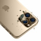 3MK iPhone 15 Pro Lens Protection Pro 9H Αντιχαρακτικό Γυαλί για την Κάμερα - Dark Gold