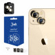 3MK iPhone 15 Lens Protection Pro 9H Αντιχαρακτικό Γυαλί για την Κάμερα - Gold