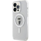 Karl Lagerfeld iPhone 15 Pro Max - IML Ikonik Magsafe Σκληρή Θήκη με Πλαίσιο Σιλικόνης και MagSafe - Διάφανη - KLHMP15XHFCKNOT