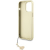 Guess iPhone 15 Pro Max - 4G Charms Collection Θήκη με Επένδυση Συνθετικού Δέρματος - Grey - GUHCP15XGF4GGR