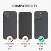 Kalibri iPhone 15 Pro - Full Screen Αντιχαρακτικό Γυαλί Οθόνης - 2 Τεμάχια - Διάφανα - 61969.1