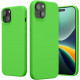 KW iPhone 15 Θήκη Σιλικόνης Rubberized TPU - Lime Green - 61953.159