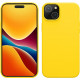 KW iPhone 15 Θήκη Σιλικόνης Rubberized TPU - Radiant Yellow - 61953.165