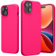 KW iPhone 15 Θήκη Σιλικόνης Rubberized TPU - Neon Pink - 61953.77