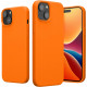 KW iPhone 15 Plus Θήκη Σιλικόνης Rubberized TPU - Fruity Orange - 61954.15