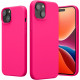 KW iPhone 15 Plus Θήκη Σιλικόνης Rubberized TPU - Neon Pink - 61954.77