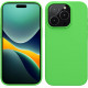 KW iPhone 15 Pro Θήκη Σιλικόνης Rubberized TPU - Lime Green - 61955.159