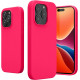 KW iPhone 15 Pro Max Θήκη Σιλικόνης Rubberized TPU - Neon Pink - 61956.77