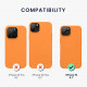 KW iPhone 15 Λεπτή Θήκη Σιλικόνης TPU - Fruity Orange - 61957.150