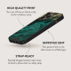 Burga iPhone 15 Pro Max Elite MagSafe Σκληρή Θήκη με MagSafe - Gold - Emerald Pool