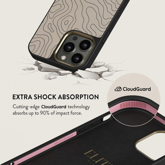 Burga iPhone 15 Pro Max Elite MagSafe Σκληρή Θήκη με MagSafe - Gold - Wild Terrain