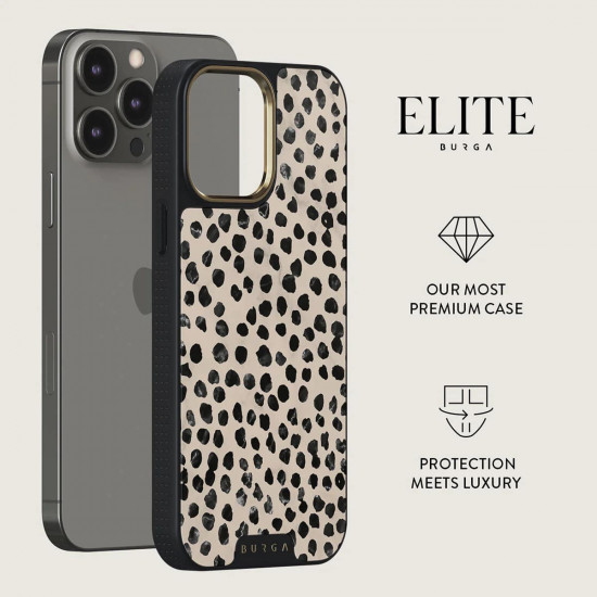 Burga iPhone 15 Pro Max Elite MagSafe Σκληρή Θήκη με MagSafe - Gold - Almond Latte