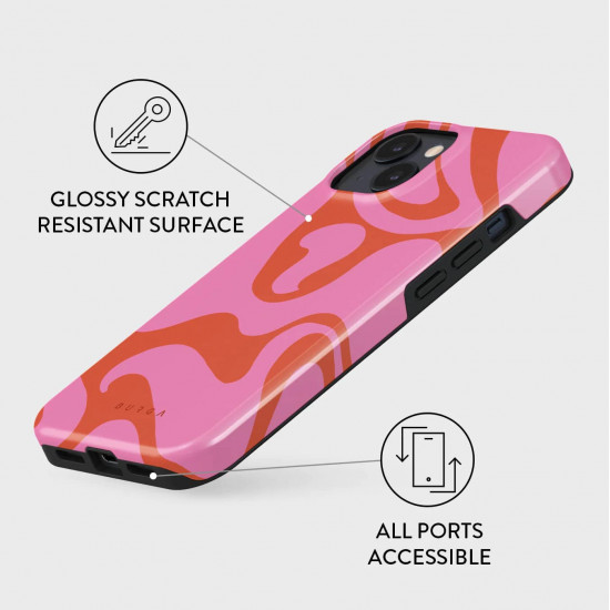 Burga iPhone 15 Fashion Tough MagSafe Σκληρή Θήκη με MagSafe - Ride The Wave