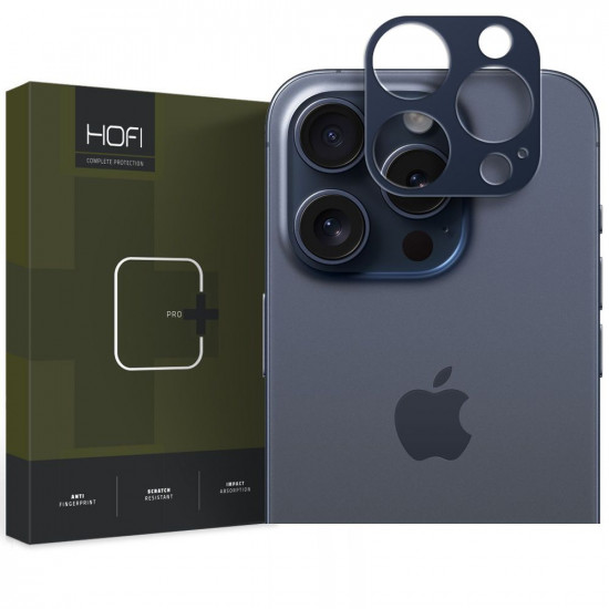 Hofi iPhone 15 Pro / iPhone 15 Pro Max Alucam Pro+ Μεταλλικό Προστατευτικό για την Κάμερα - Navy