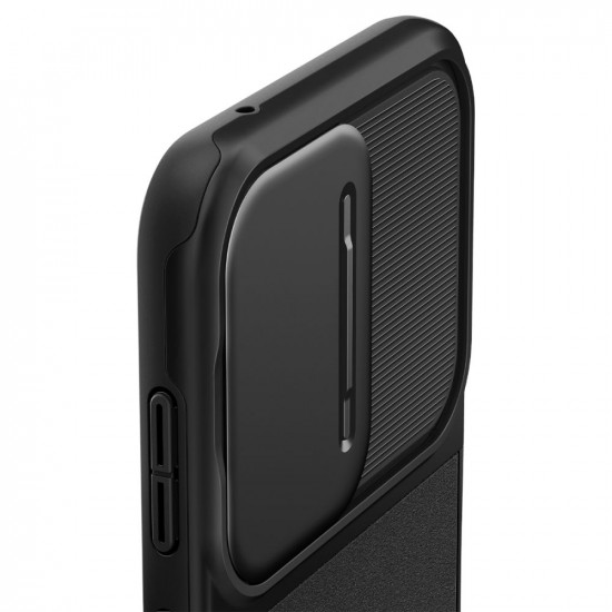 Spigen Samsung Galaxy S23 FE Optik Armor Θήκη Σιλικόνης με Κάλυμμα για την Κάμερα - Black