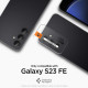 Spigen Samsung Galaxy S23 FE Optik.TR EZ Fit Αντιχαρακτικό Γυαλί για την Κάμερα - 2 Τεμάχια - Black